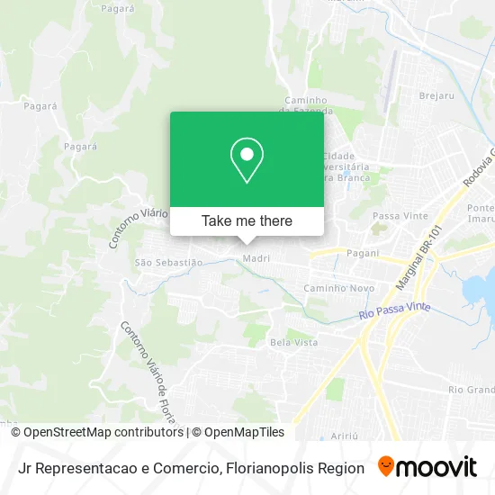 Jr Representacao e Comercio map