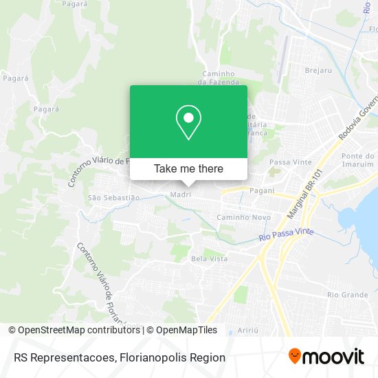 RS Representacoes map