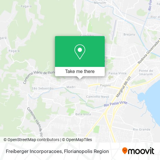 Freiberger Incorporacoes map