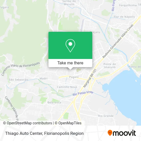 Thiago Auto Center map