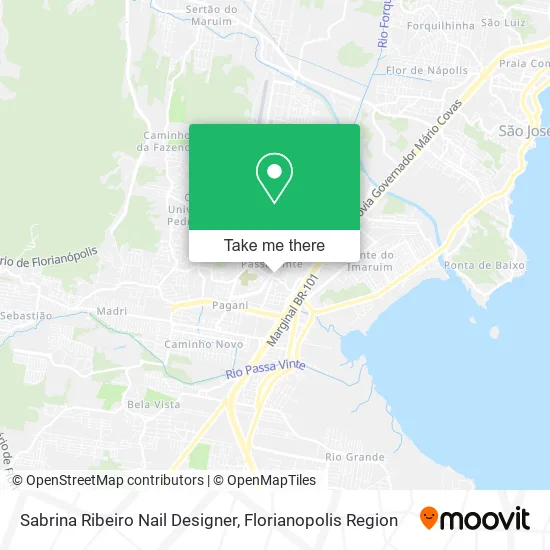 Sabrina Ribeiro Nail Designer map