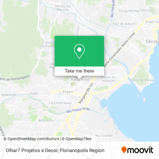 Olhar7 Projetos e Decor map