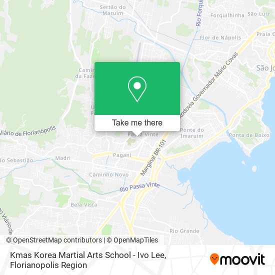 Kmas Korea Martial Arts School - Ivo Lee map