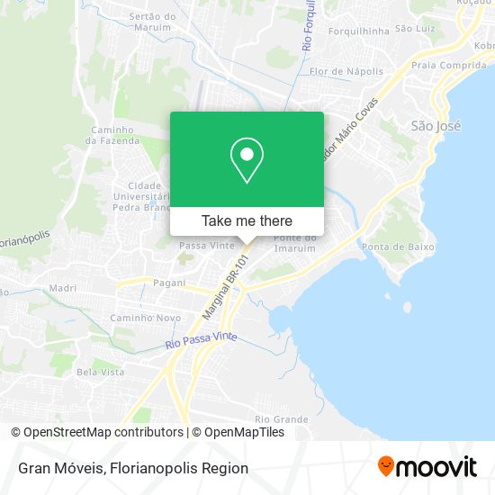 Gran Móveis map