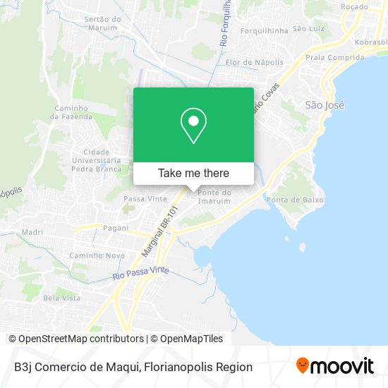 B3j Comercio de Maqui map
