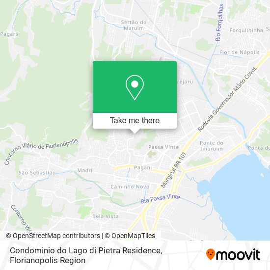 Condominio do Lago di Pietra Residence map