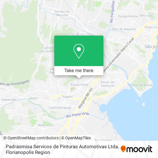 Padraomisa Servicos de Pinturas Automotivas Ltda map