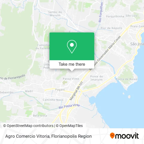 Agro Comercio Vitoria map