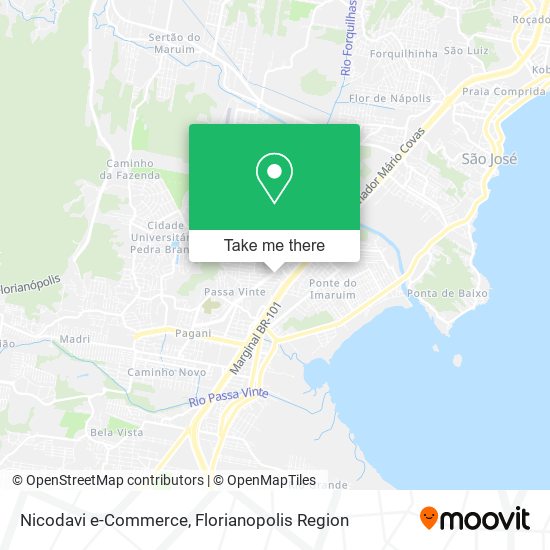 Nicodavi e-Commerce map