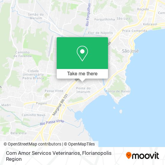 Com Amor Servicos Veterinarios map