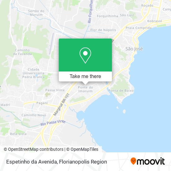 Espetinho da Avenida map