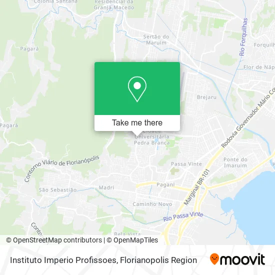 Instituto Imperio Profissoes map