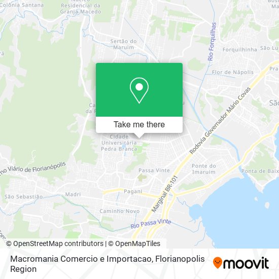 Macromania Comercio e Importacao map