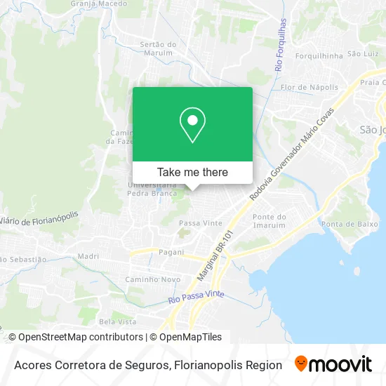 Acores Corretora de Seguros map