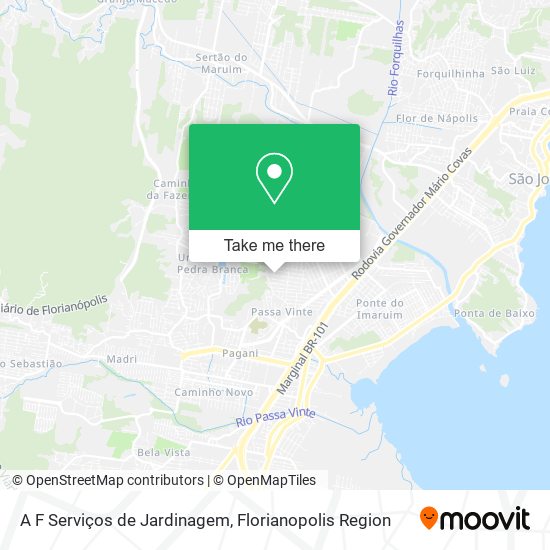 A F Serviços de Jardinagem map