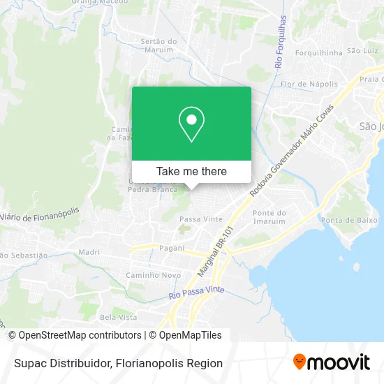 Supac Distribuidor map