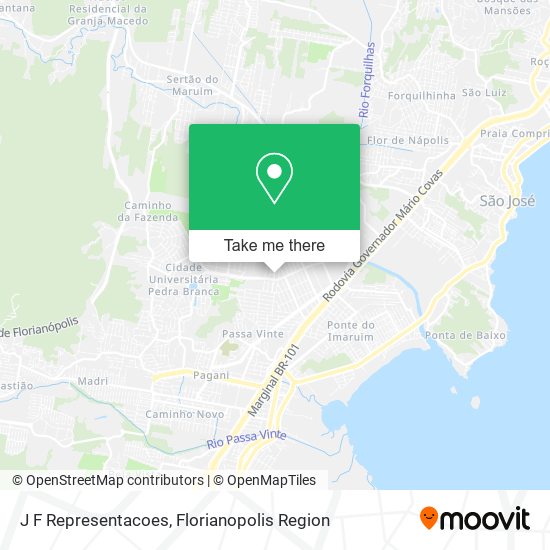 J F Representacoes map