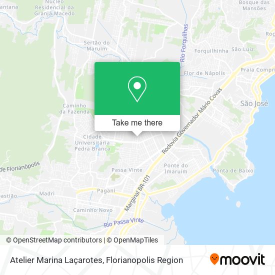 Atelier Marina Laçarotes map