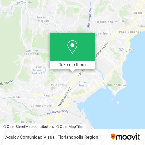 Aquicv Comunicao Visual map