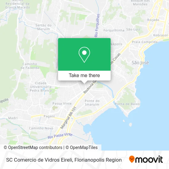 SC Comercio de Vidros Eireli map