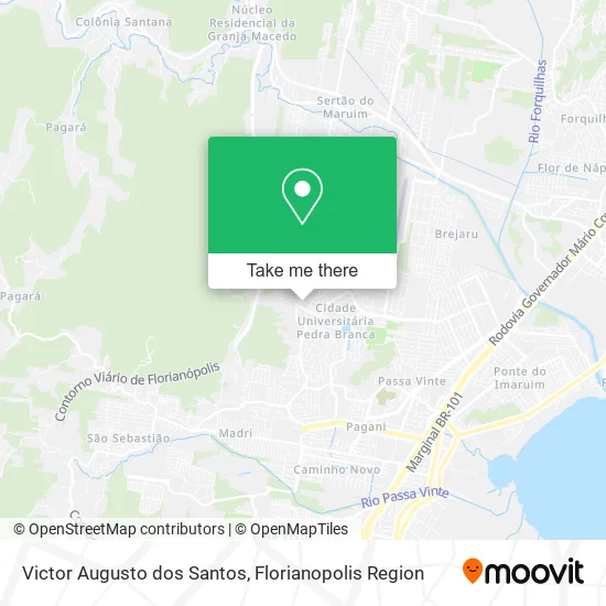 Victor Augusto dos Santos map