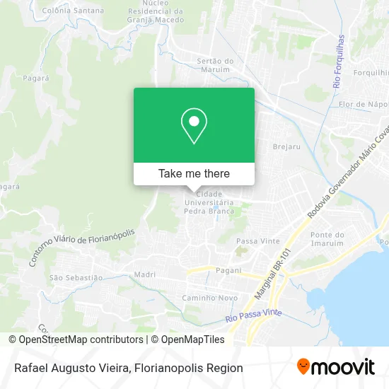 Rafael Augusto Vieira map