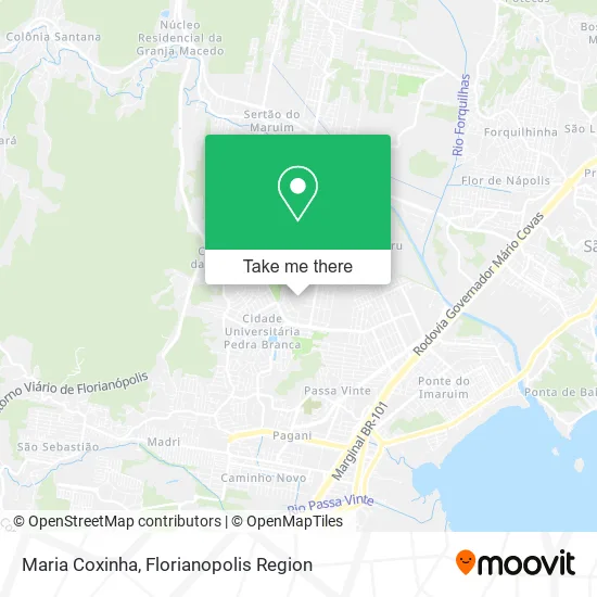 Maria Coxinha map