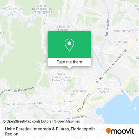 Unite Estetica Integrada & Pilates map