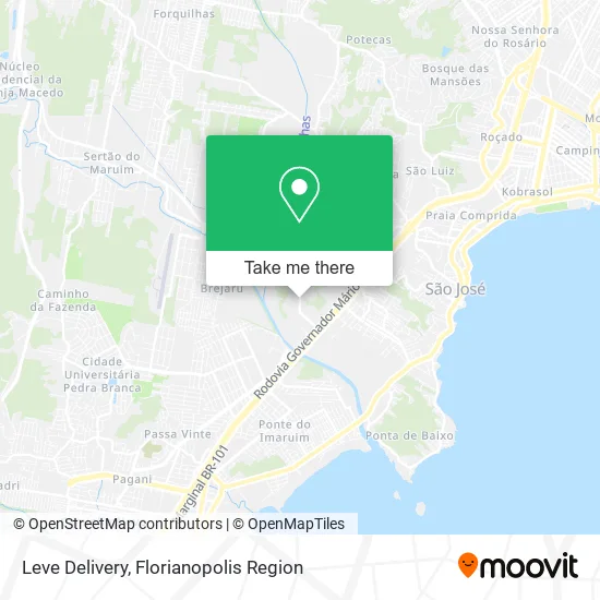 Leve Delivery map
