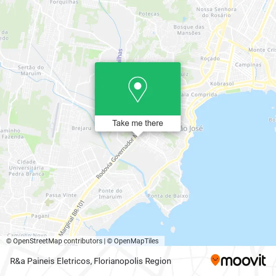 R&a Paineis Eletricos map