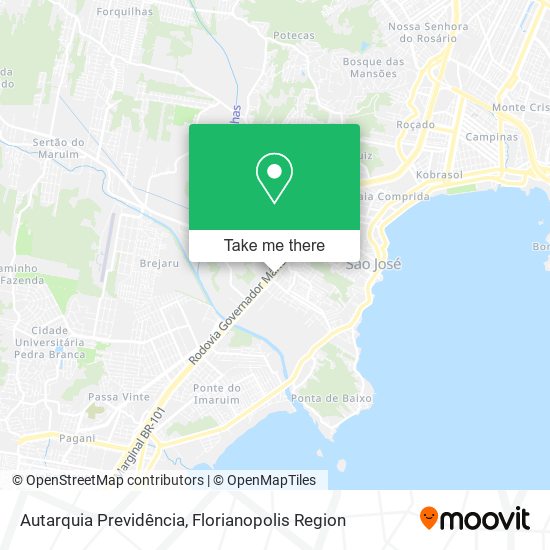 Autarquia Previdência map