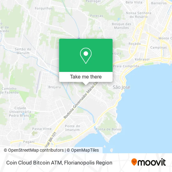 Coin Cloud Bitcoin ATM map