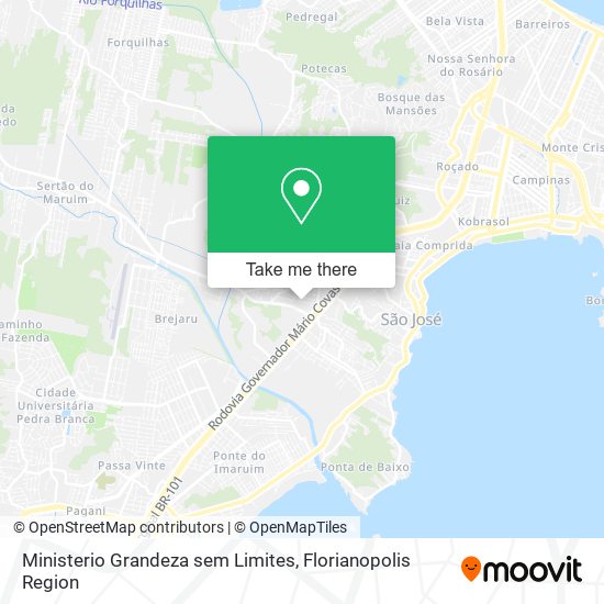 Ministerio Grandeza sem Limites map