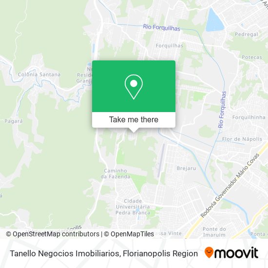 Tanello Negocios Imobiliarios map