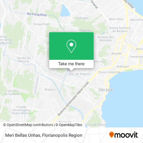 Meri Bellas Unhas map