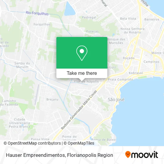 Hauser Empreendimentos map