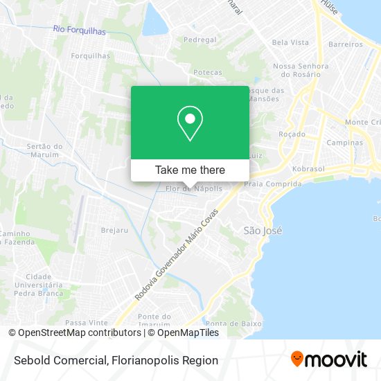 Sebold Comercial map