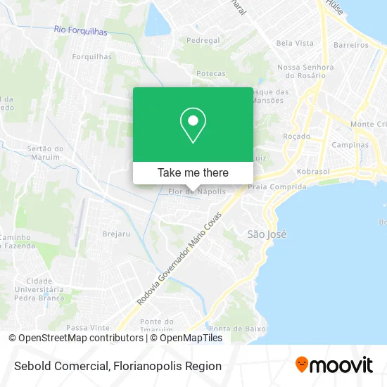 Sebold Comercial map