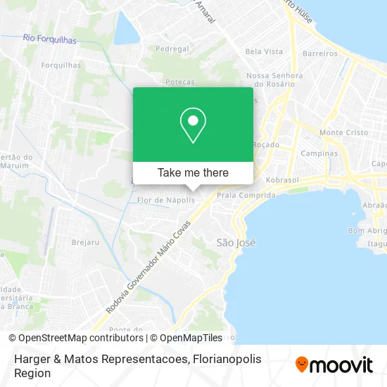 Harger & Matos Representacoes map