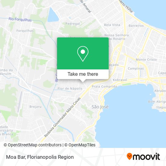 Moa Bar map