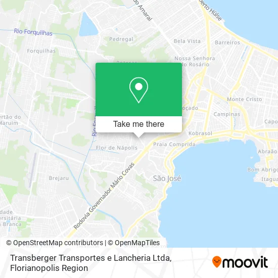 Transberger Transportes e Lancheria Ltda map