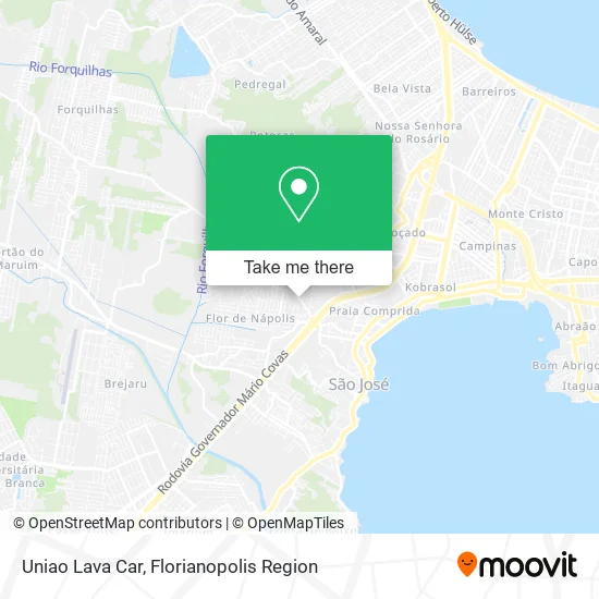 Uniao Lava Car map