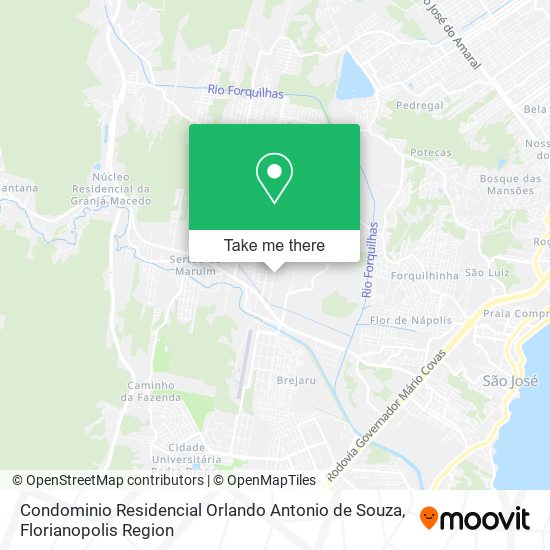 Condominio Residencial Orlando Antonio de Souza map