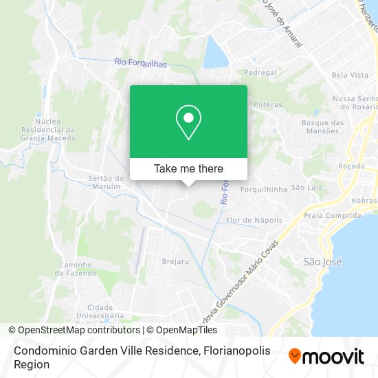 Condominio Garden Ville Residence map
