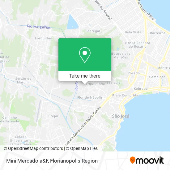 Mini Mercado a&F map