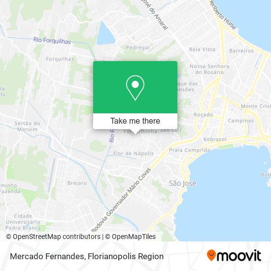 Mercado Fernandes map