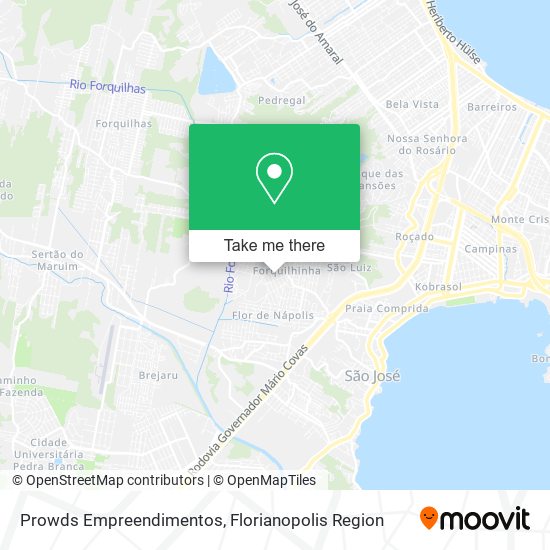 Prowds Empreendimentos map