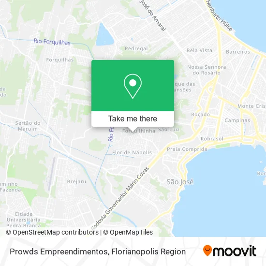 Prowds Empreendimentos map