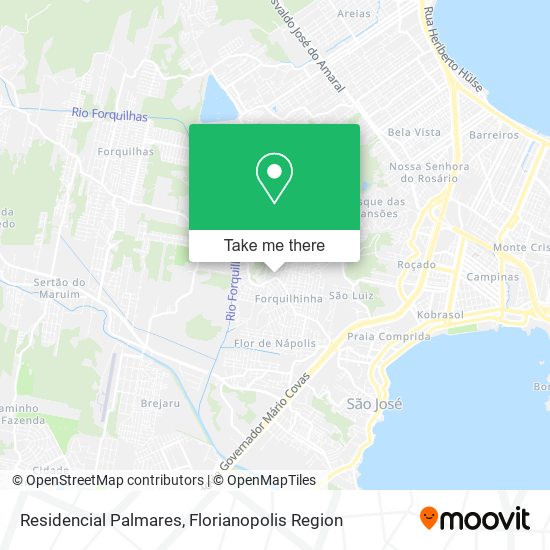 Residencial Palmares map