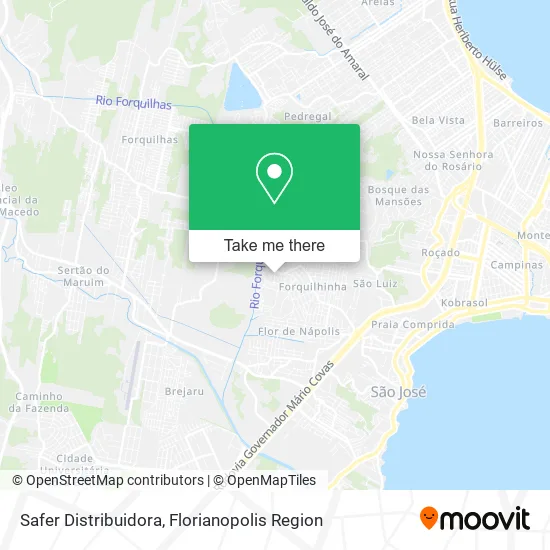 Safer Distribuidora map